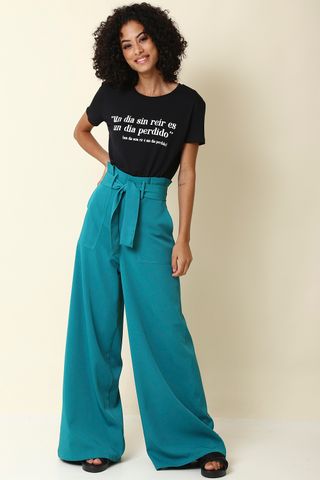 calça pantalona aquamar