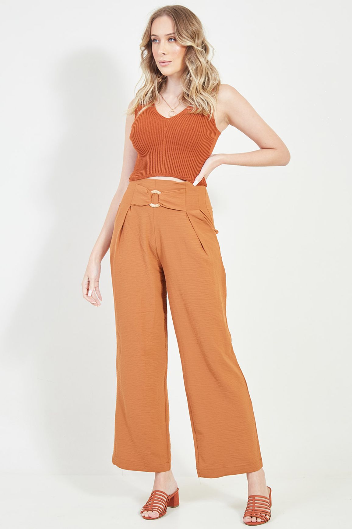 calça pantalona aquamar