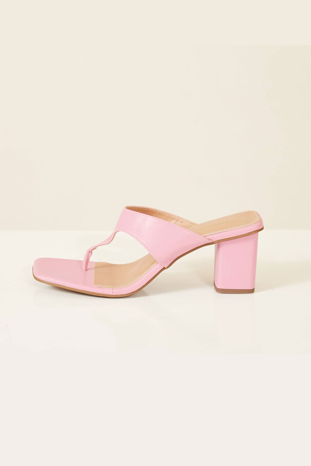 Sandália feminina mule tamanco salto bloco médio napa pink - R$ 187.90, cor  Rosa (confortável, com tiras, salto 5 cm, combina com vestido) #151109,  compre agora | Shafa